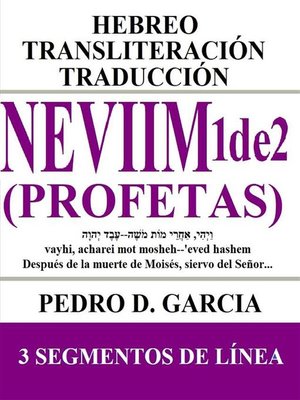 cover image of Neviim (Profetas) 1 de 2--Hebreo Transliteración Traducción